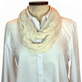 White Infinity Scarf